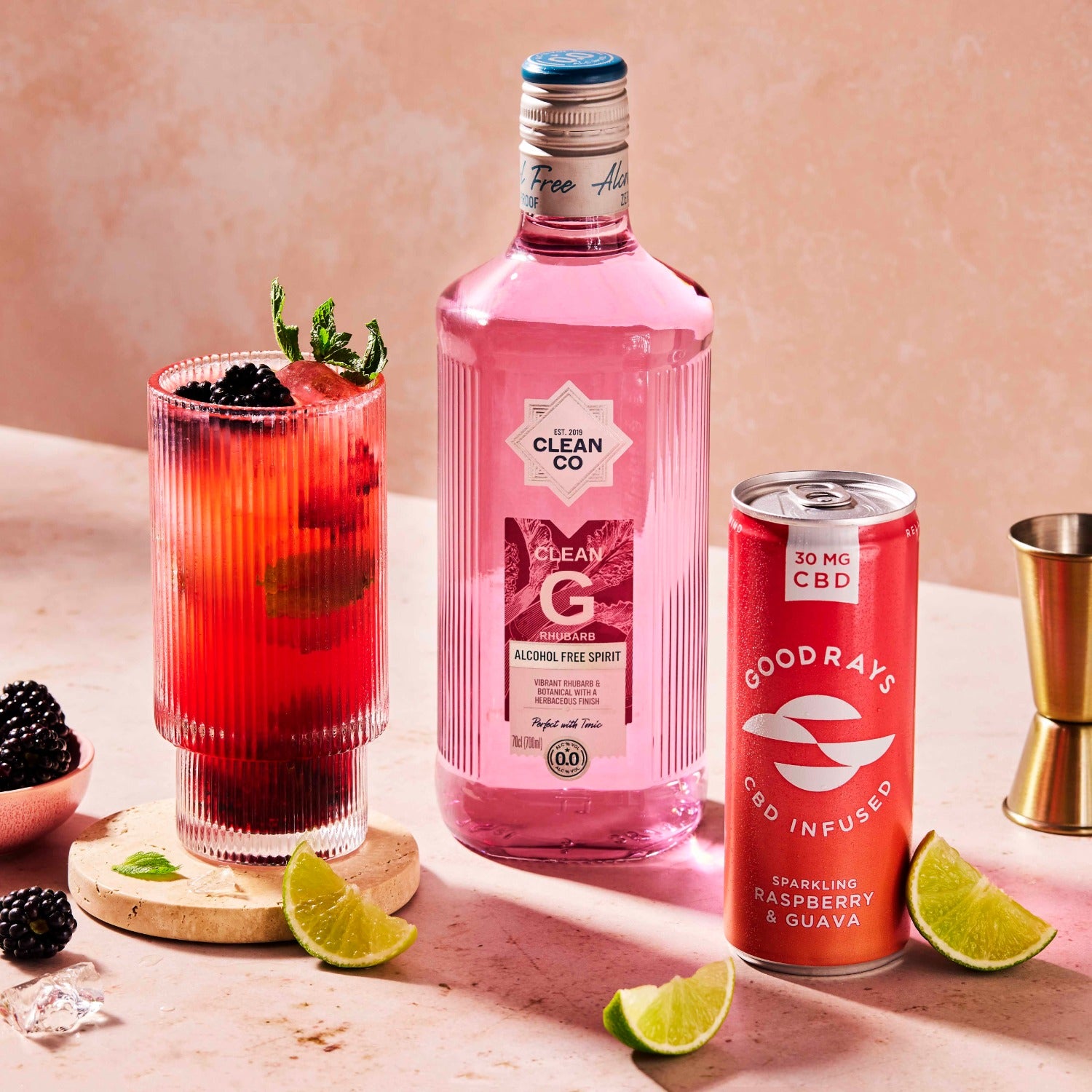 Calmberry Rhubarb Spritz